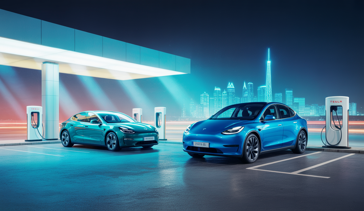 Collaboration innovante entre Tesla et Electra pour la recharge électrique rapide.