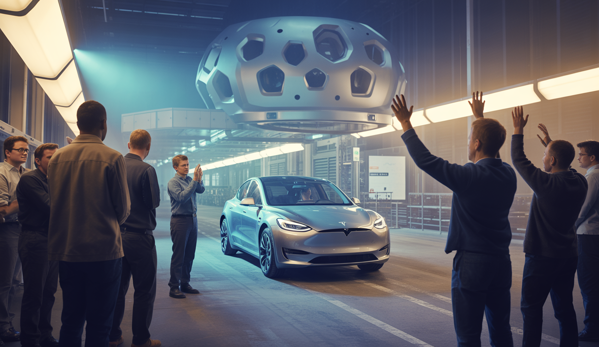 Célébration du 8 millionième véhicule Tesla produit à Giga Berlin