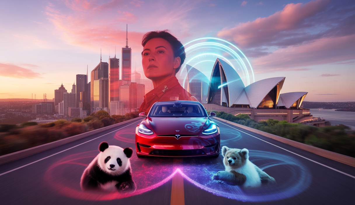 Tesla consolidant sa position en Chine et en Australie face à la concurrence