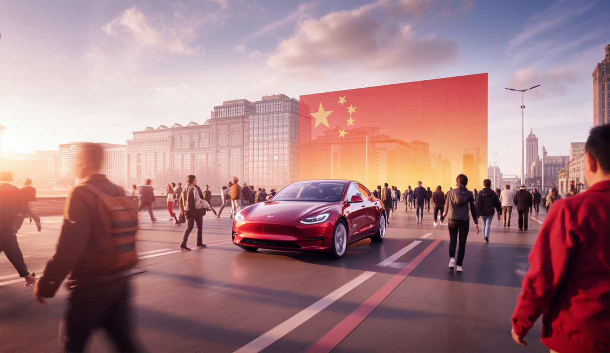 Tesla Model Y dominant le marché chinois des voitures électriques